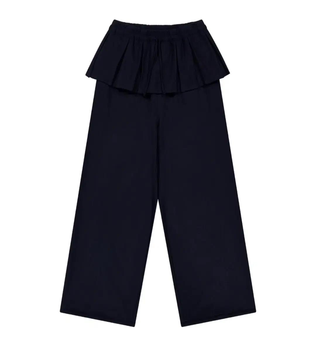코이세이오 PLEATS OVER WOOL PANTS DARK NAVY