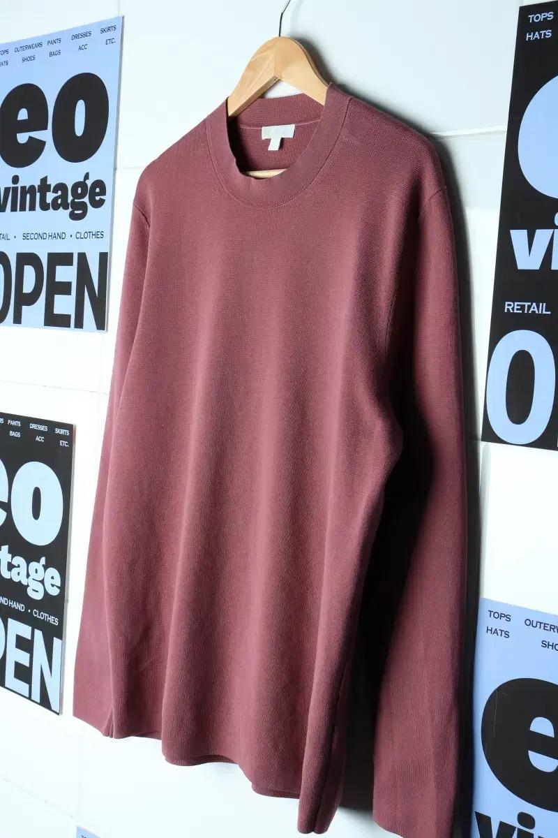 (XL-2XL) 코스 긴팔티셔츠 파스텔톤 반목 빅사이즈-17D71