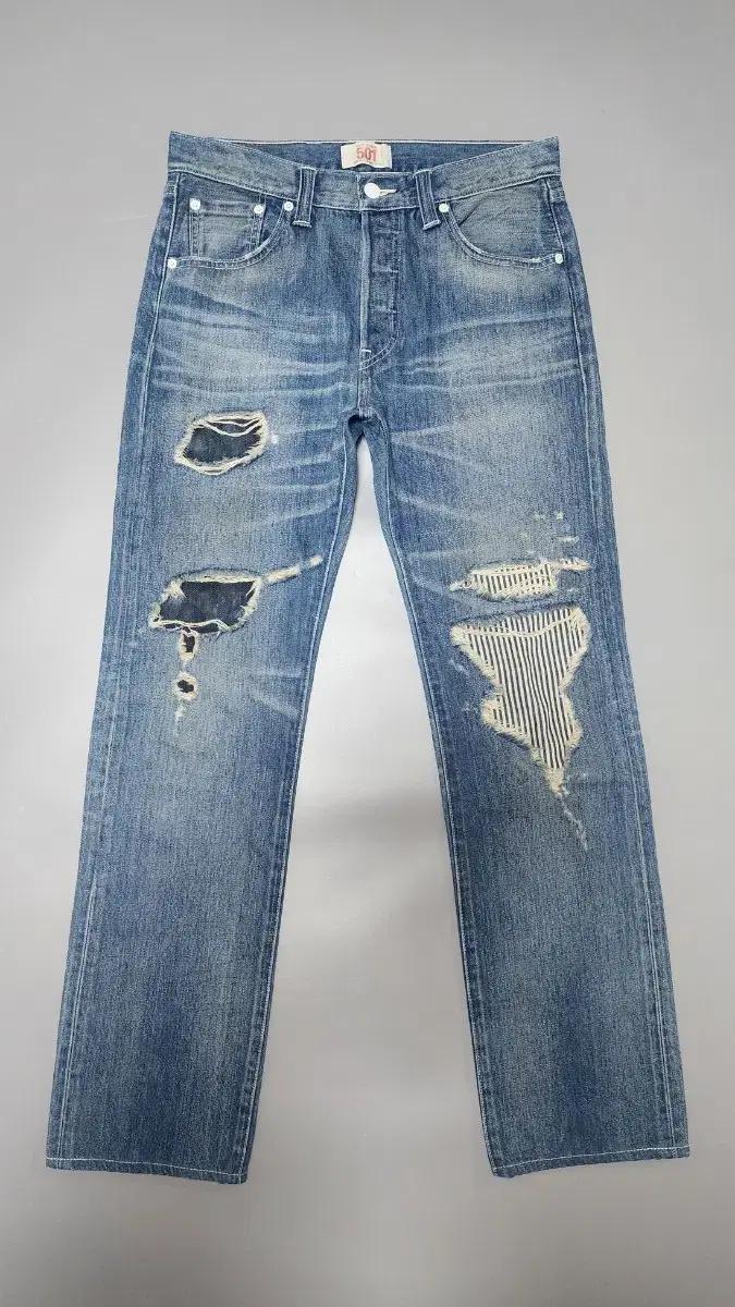 리바이스 501 언버튼 패치워크  LEVIS 08501 기무라타쿠야
