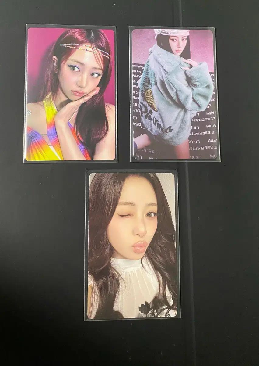 #매물X)르세라핌 허윤진 포카 이지 qq뮤직 미공포 스파게티 aaa 윤진