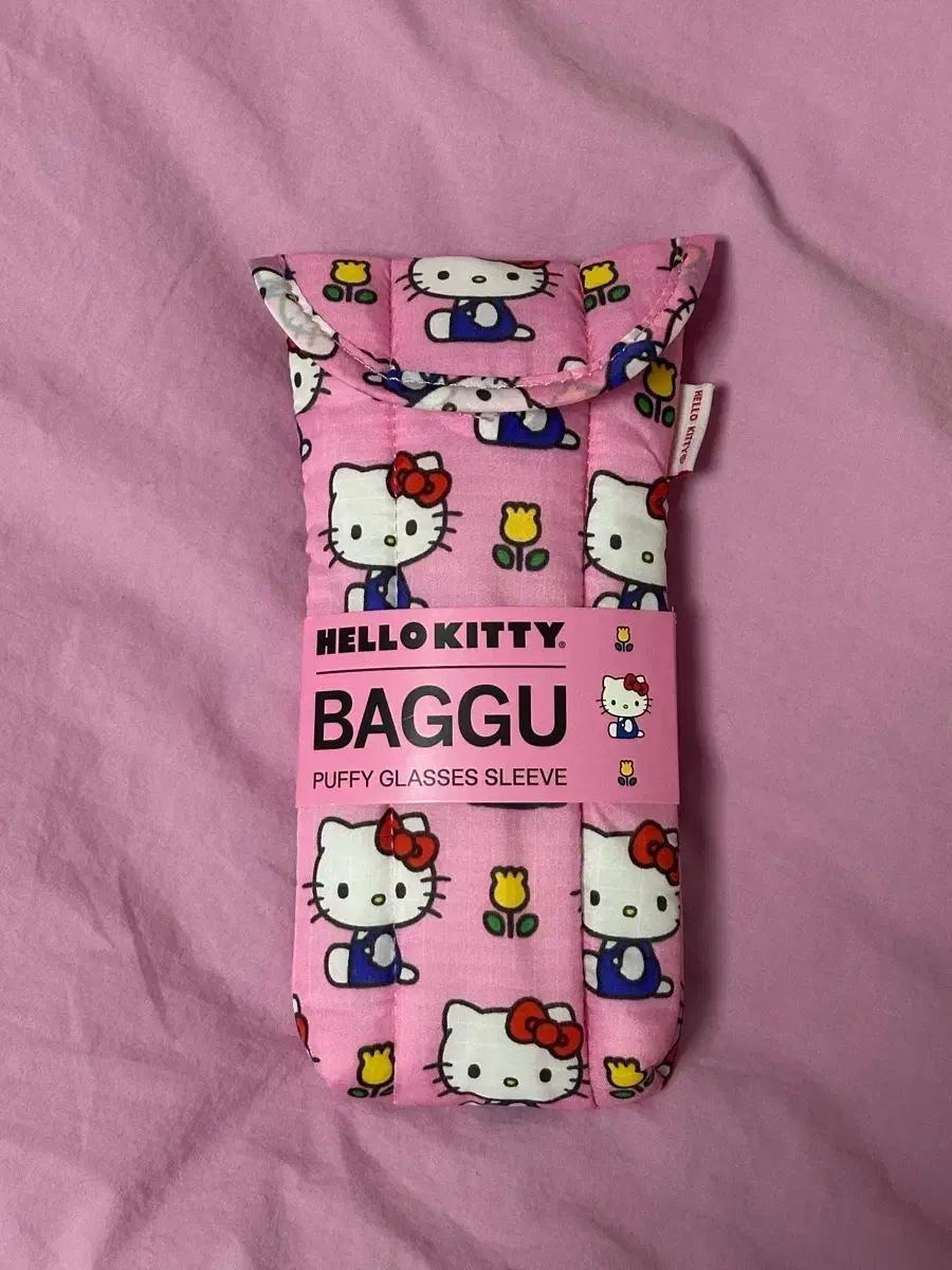 (새상품) BAGGU 바쿠 헬로키티 안경&선글라스 파우치