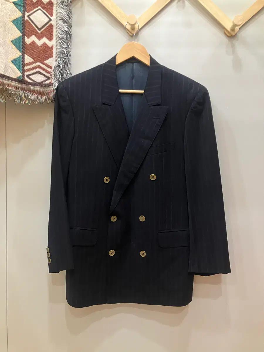 90s Paul smith 폴스미스 스트라이프 더블 블레이저 자켓