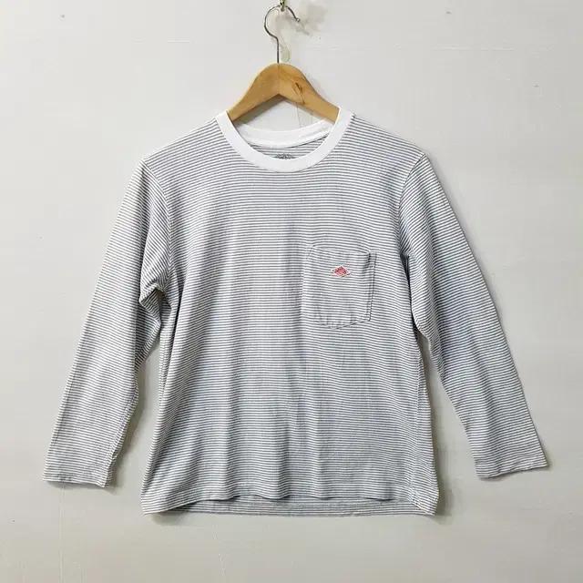 DANTON 단톤 스트라이프 티셔츠 그레이