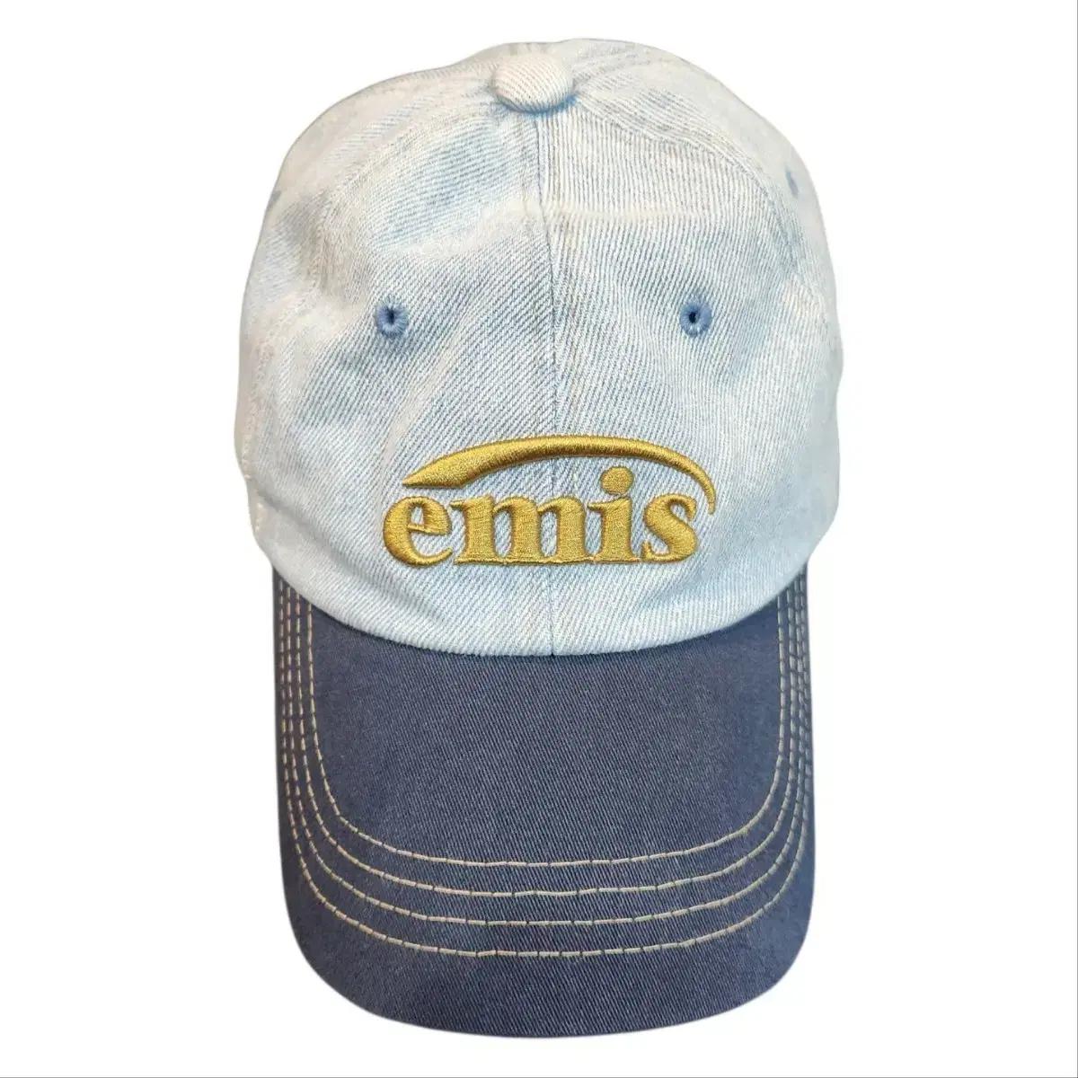 emis  데님 볼캡 모자