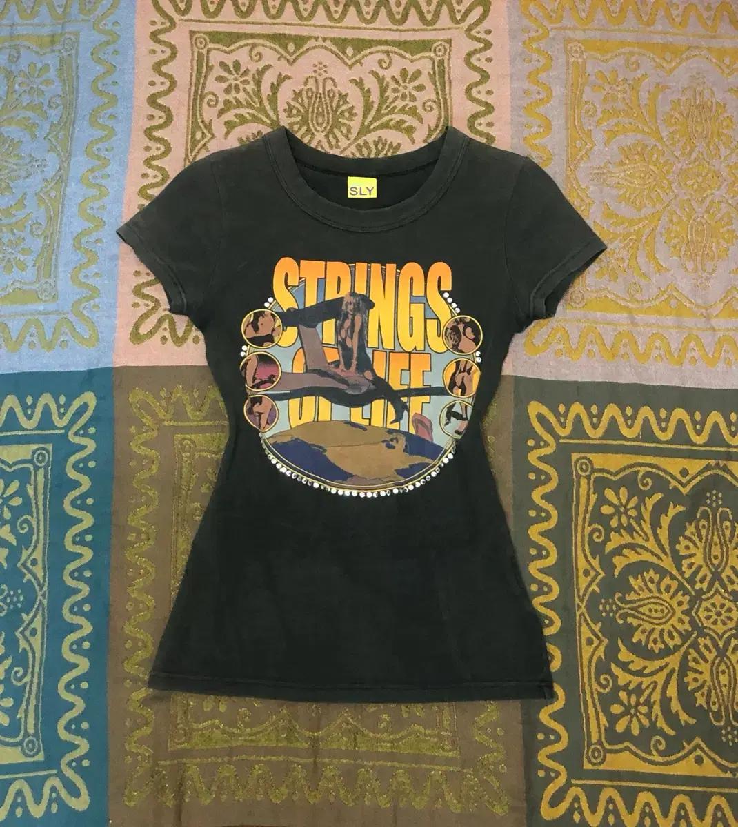SLY charcoal vintage top