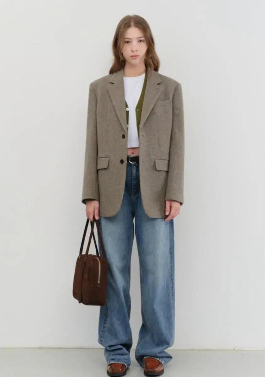 던스트 UNISEX 2 BUTTON 그레이시베이지 s