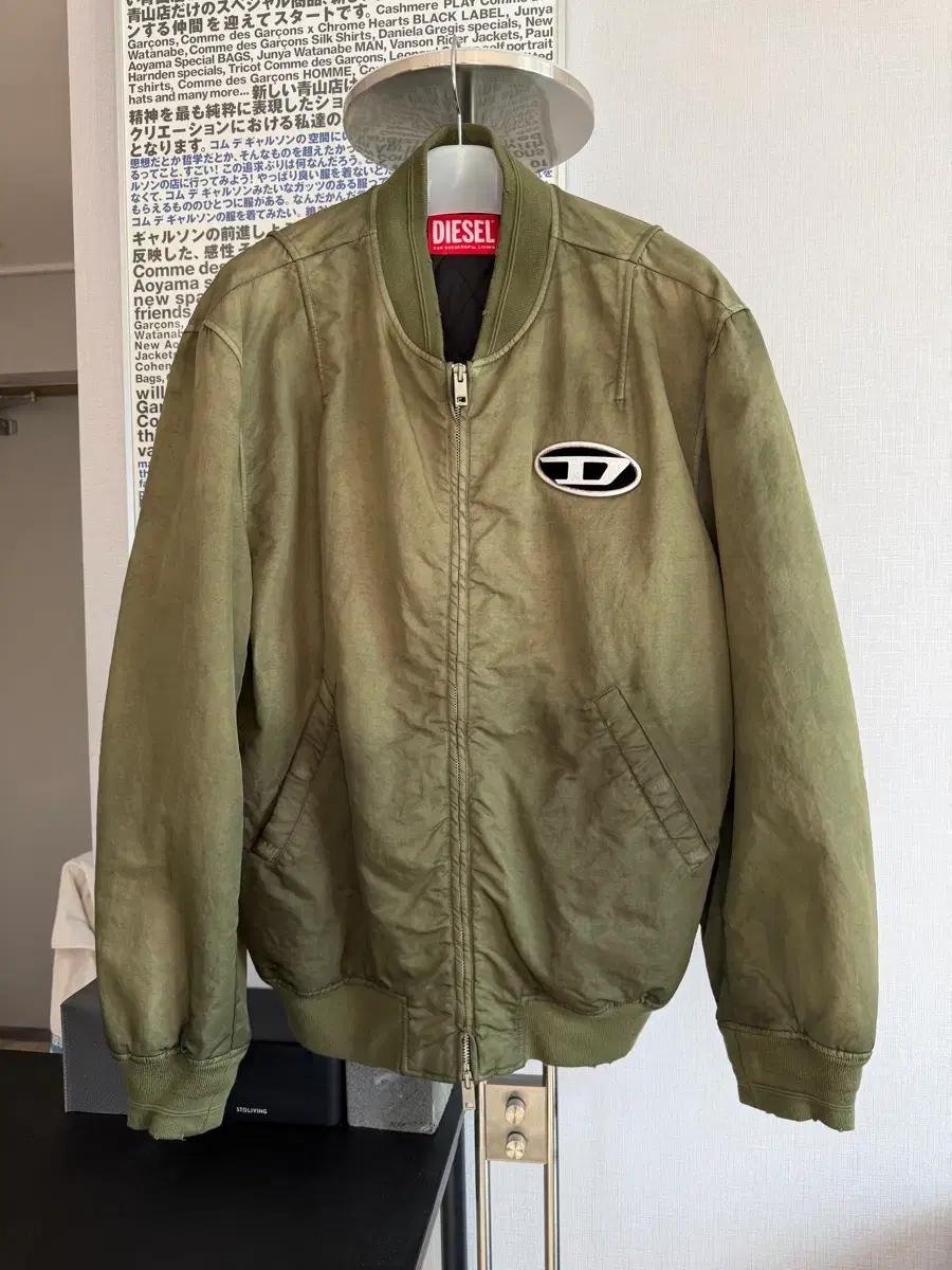 디젤 diesel MA-1 봄버 블루종 50사이즈