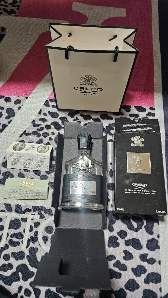 급쳐 크리드 어벤투스 오드퍼퓸 100ml 쇼핑백 향수 미개봉 새상품