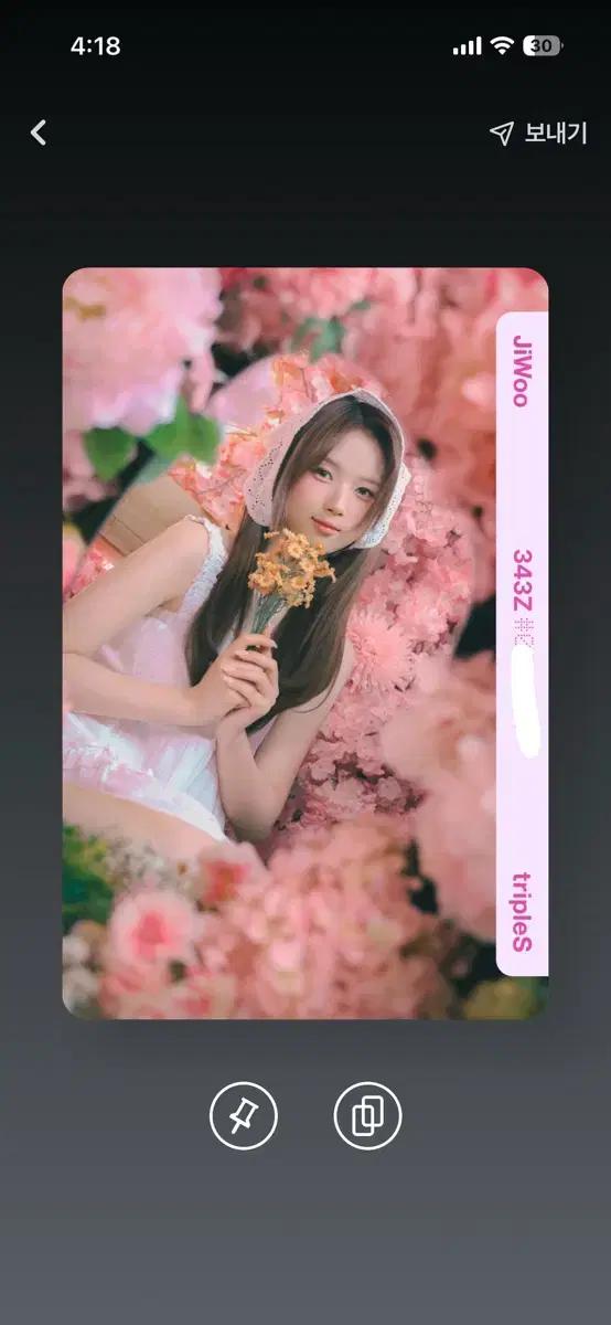 트리플에스 지우 벚꽃 오브젝트 BB343 이지우 옵젝