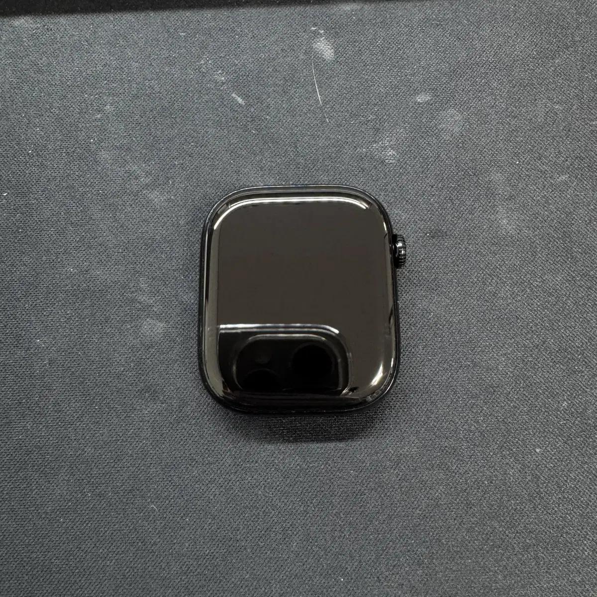 애플워치11 46mm GPS 제트블랙색상 배터리효율100%