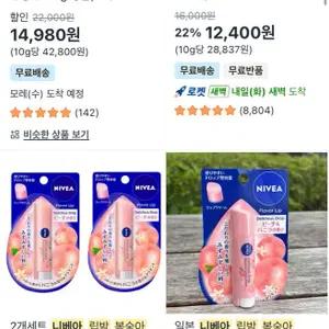 니베아복숭아립밤