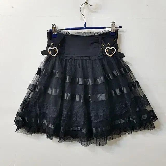 LIZ LISA 밴딩 치마바지 블랙