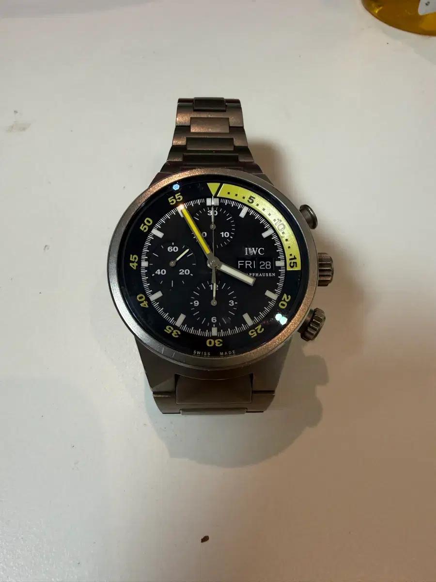 iwc 아쿠아타이머 티타늄