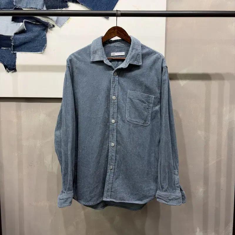 (110) 자라 ZARA 캐주얼 골덴 코듀로이 셔츠 남방