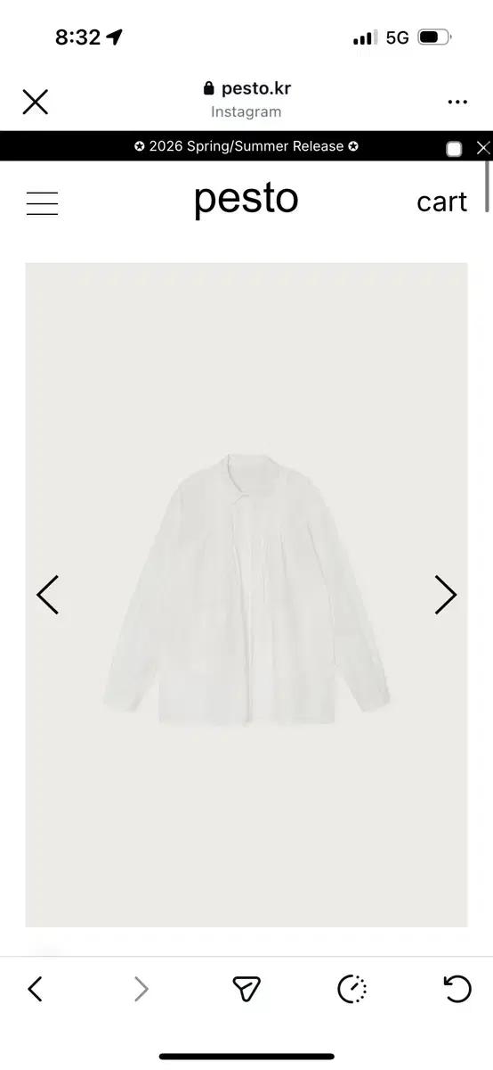 Pesto 페스토 OVERSIZED PINTUCK SHIRT JACKET