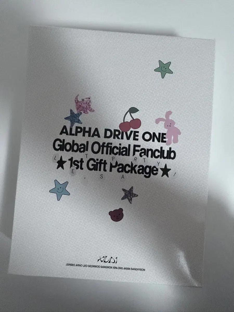 ALPHA DRIVE ONE 팬클럽 1st 기프트 패키지 알디원