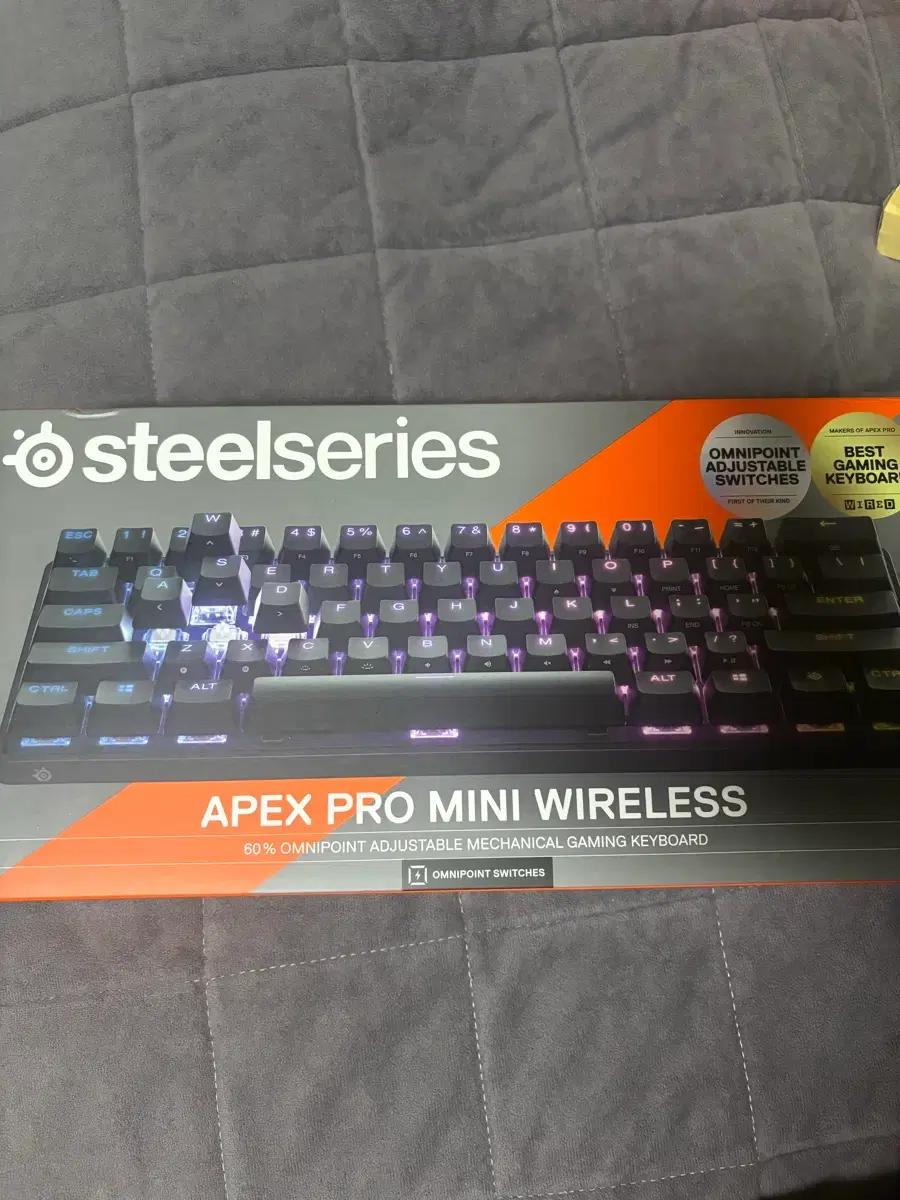 스틸시리즈 Apex Pro Mini 무선 게이밍 키보드