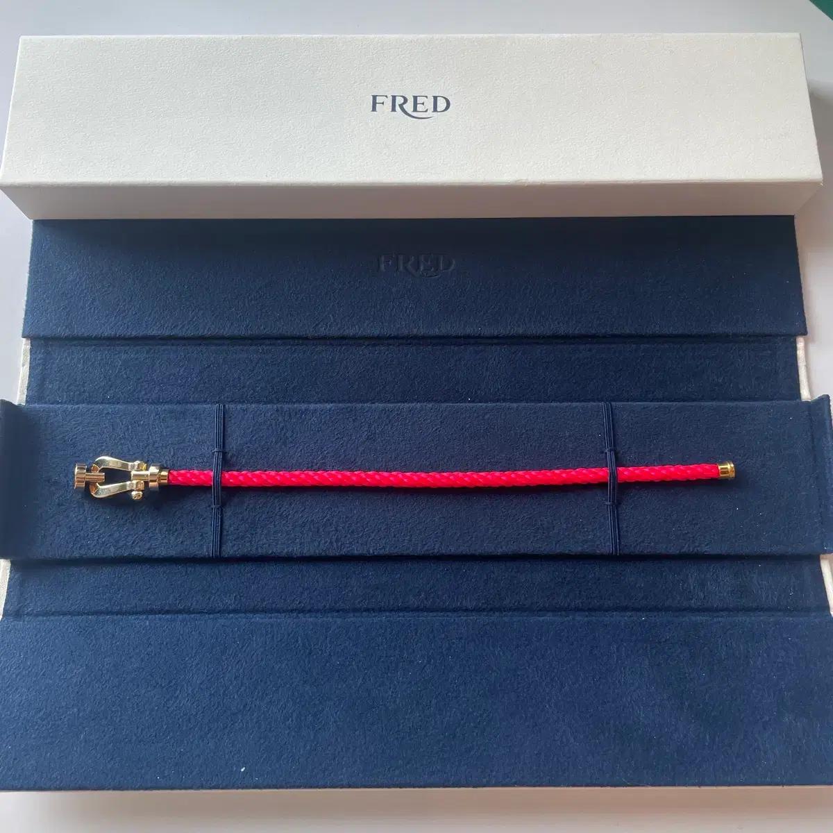 FRED 프레드 포스텐 라지 옐로우골드 브레이슬릿 18호