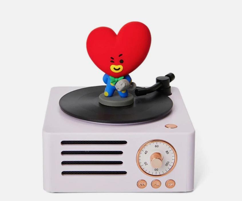 BTS BT21 턴테이블 블루투스 스피커 타타 새제품