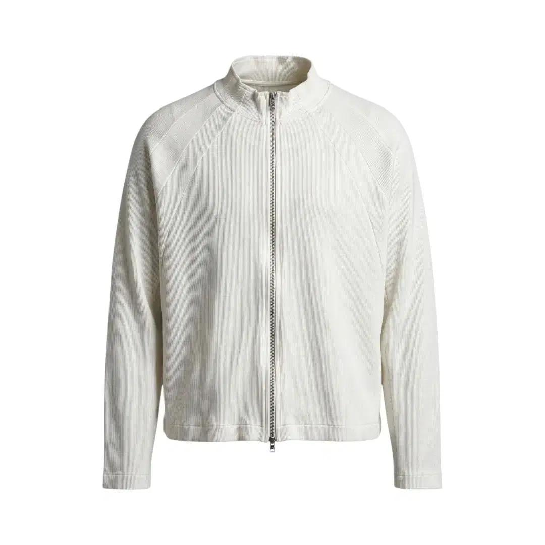 yiyae irregular rip zip up