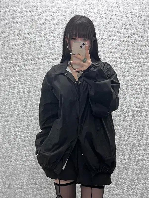 꼼데가르송 스트릿 펑크 빅로고 바람막이 코치 자켓 XL C10390