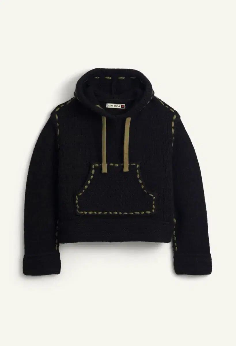 자라 서플라스 니트 후드티 L-XL
