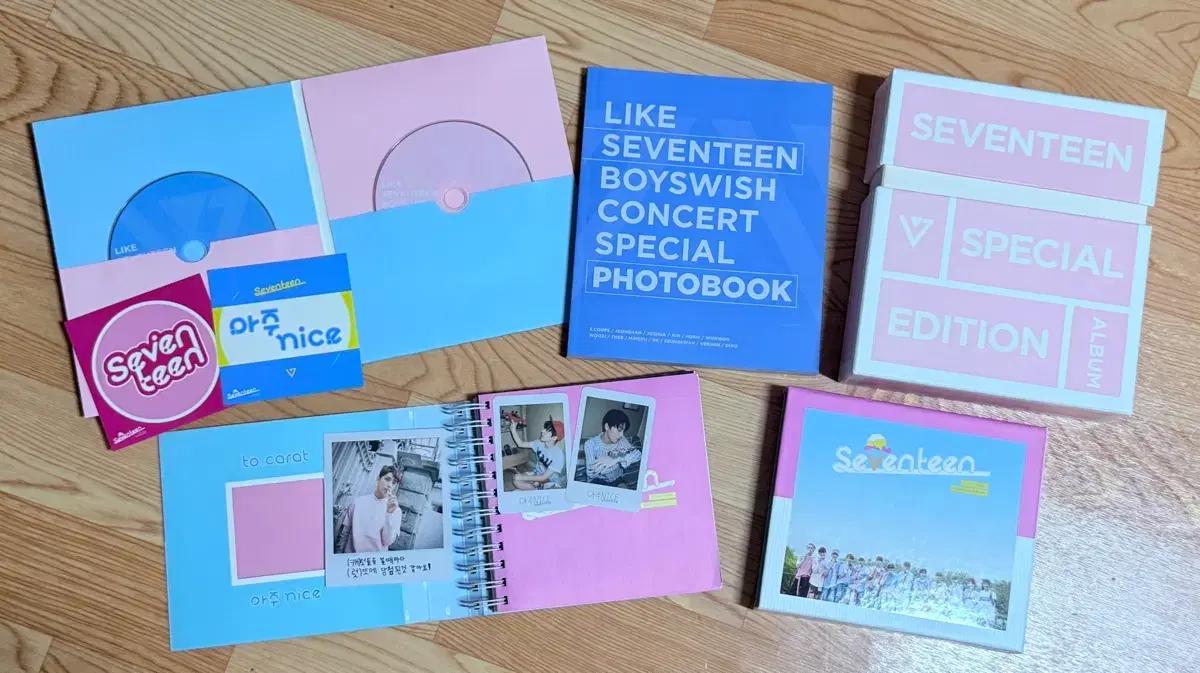 세븐틴 SVT 러브레터 리패키지 스페셜 에디션 앨범 DVD 디노 조슈아