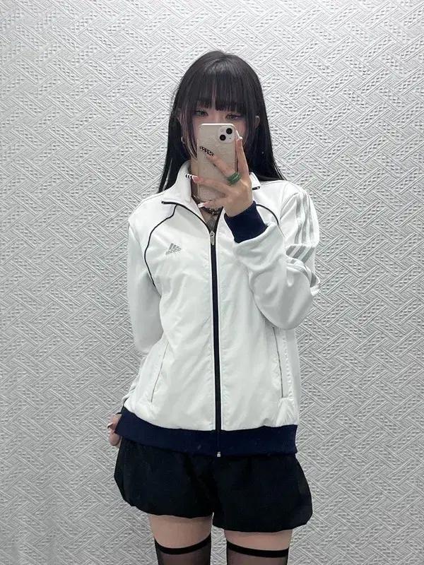 아디다스 키치 글리터 트윙클 삼선 져지 집업 95 C10396