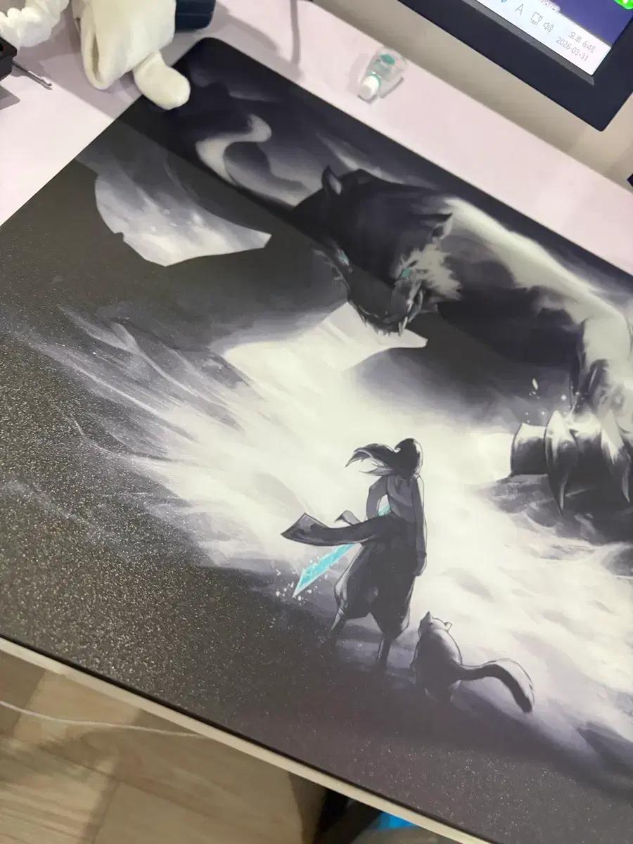TEKKUSAI The Glass Mousepad