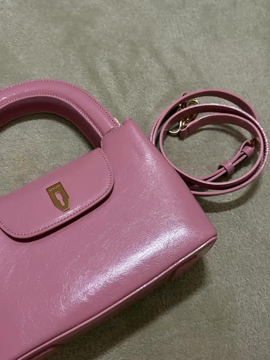 칼린 핑크 도트백