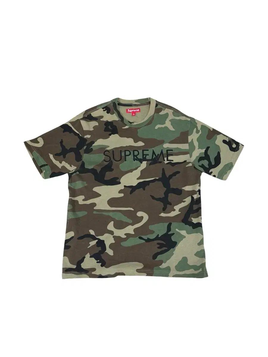 Supreme 슈프림 카모 반팔티