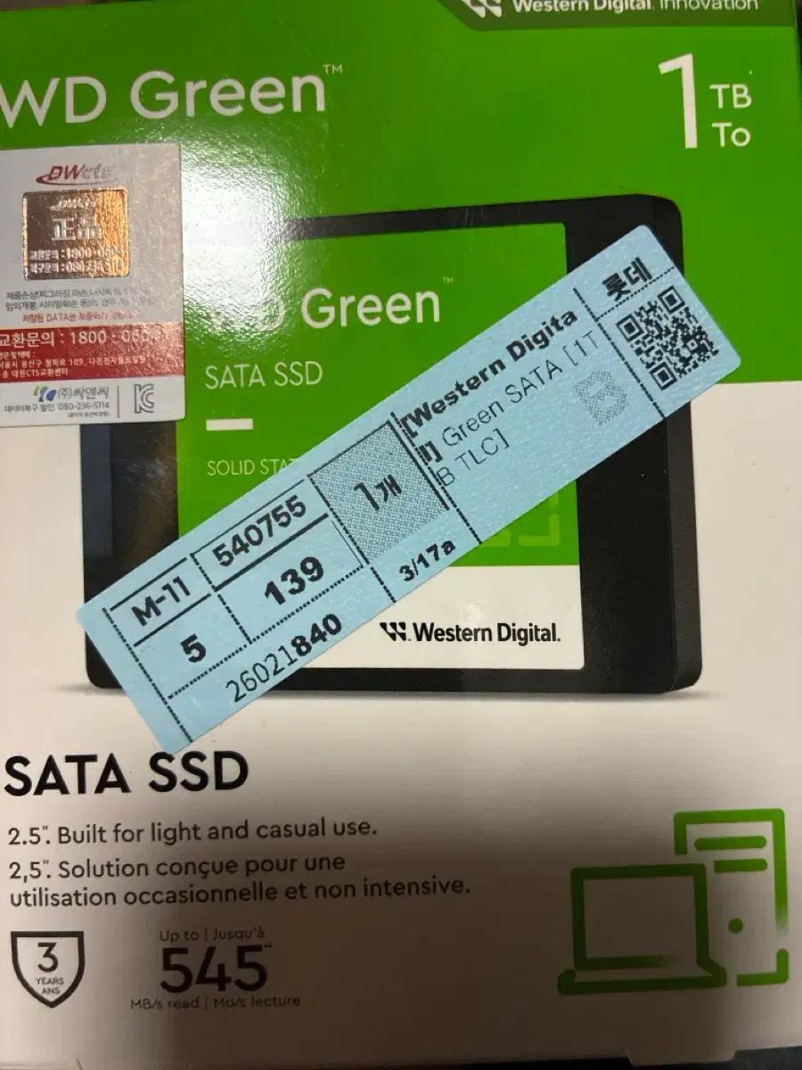 Wd green sata ssd 1tb