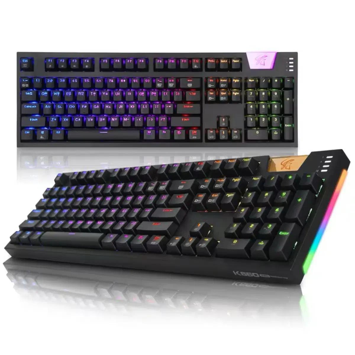 해커 K660 ARC RGB 게이밍 키보드