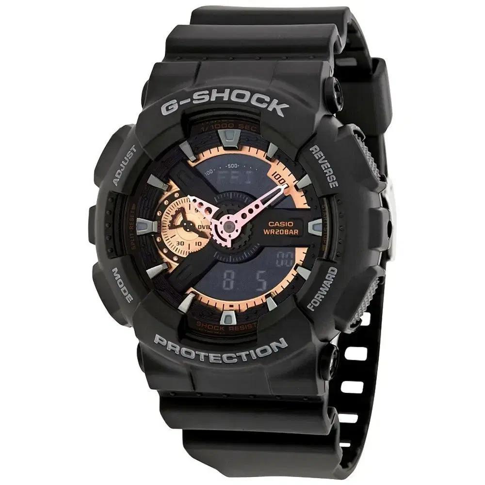 카시오 지샥 빅페이스 흑금 GA-110RG-1ADR
