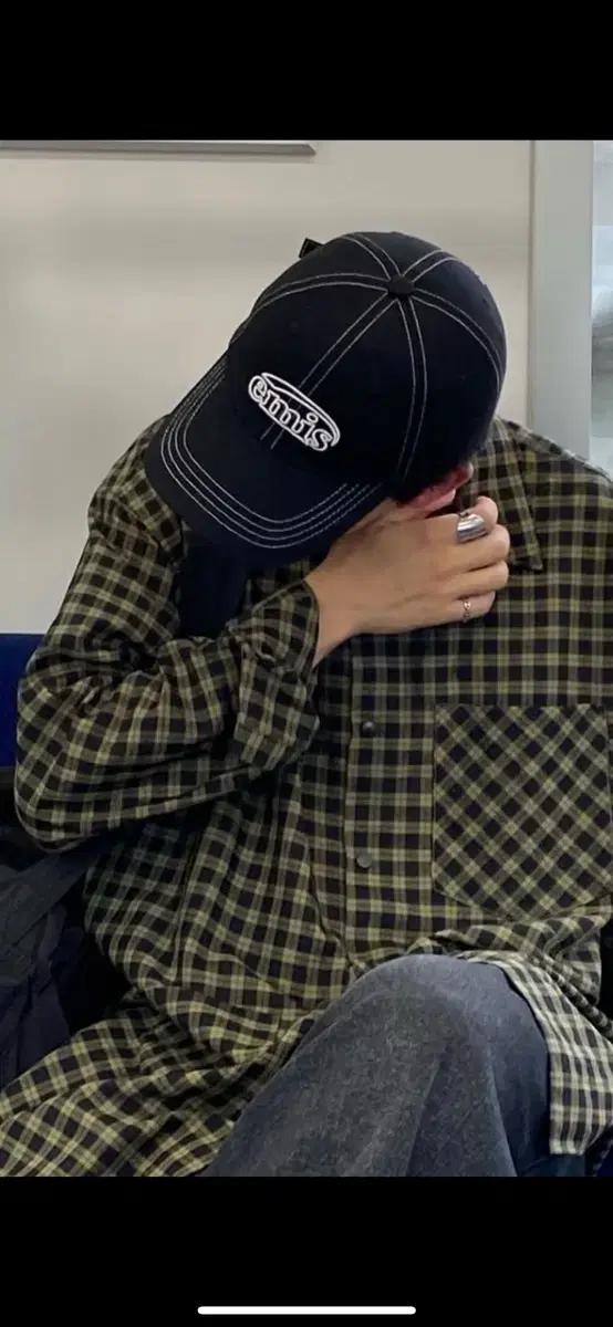 emis 에미스 블랙 볼캡 모자