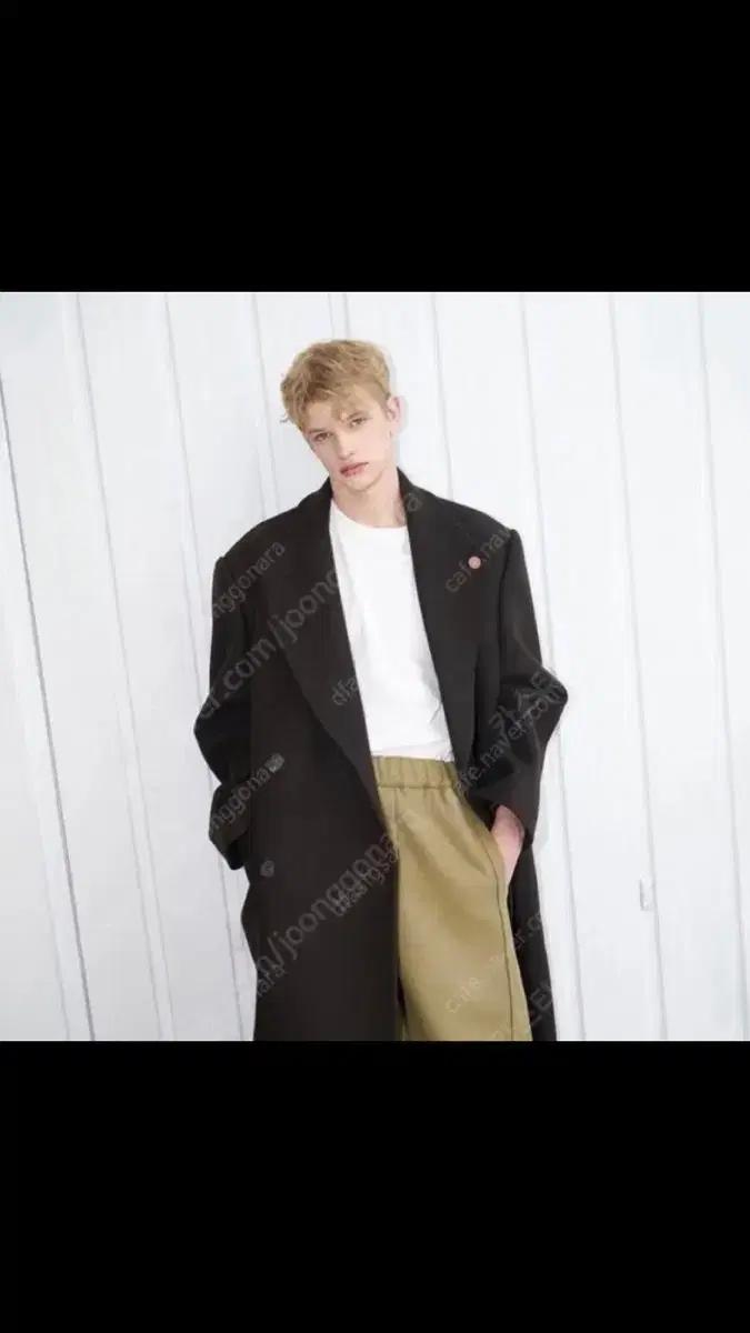 Stu 이예 yiyae 오버핏 대디핏 더블 코트 브라운