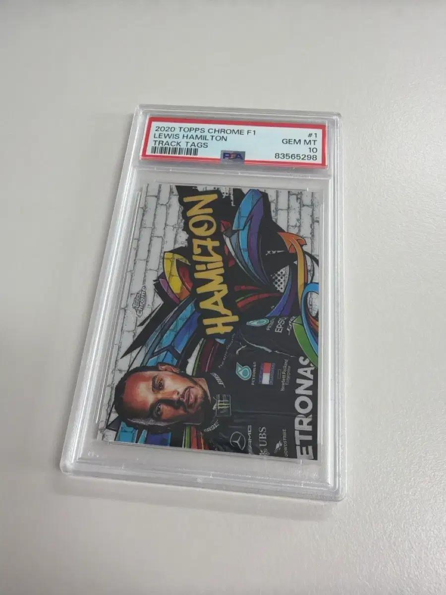 2020 Topps 루이스 해밀턴 트랙 태그 PSA10