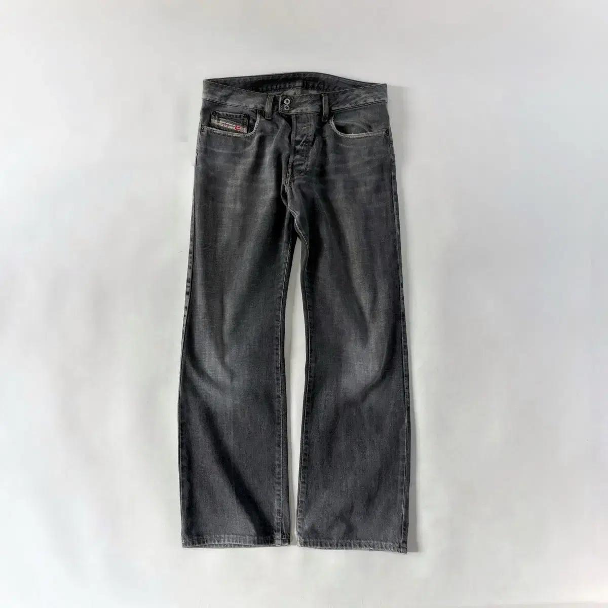 Diesel Grey Wash Straight Denim