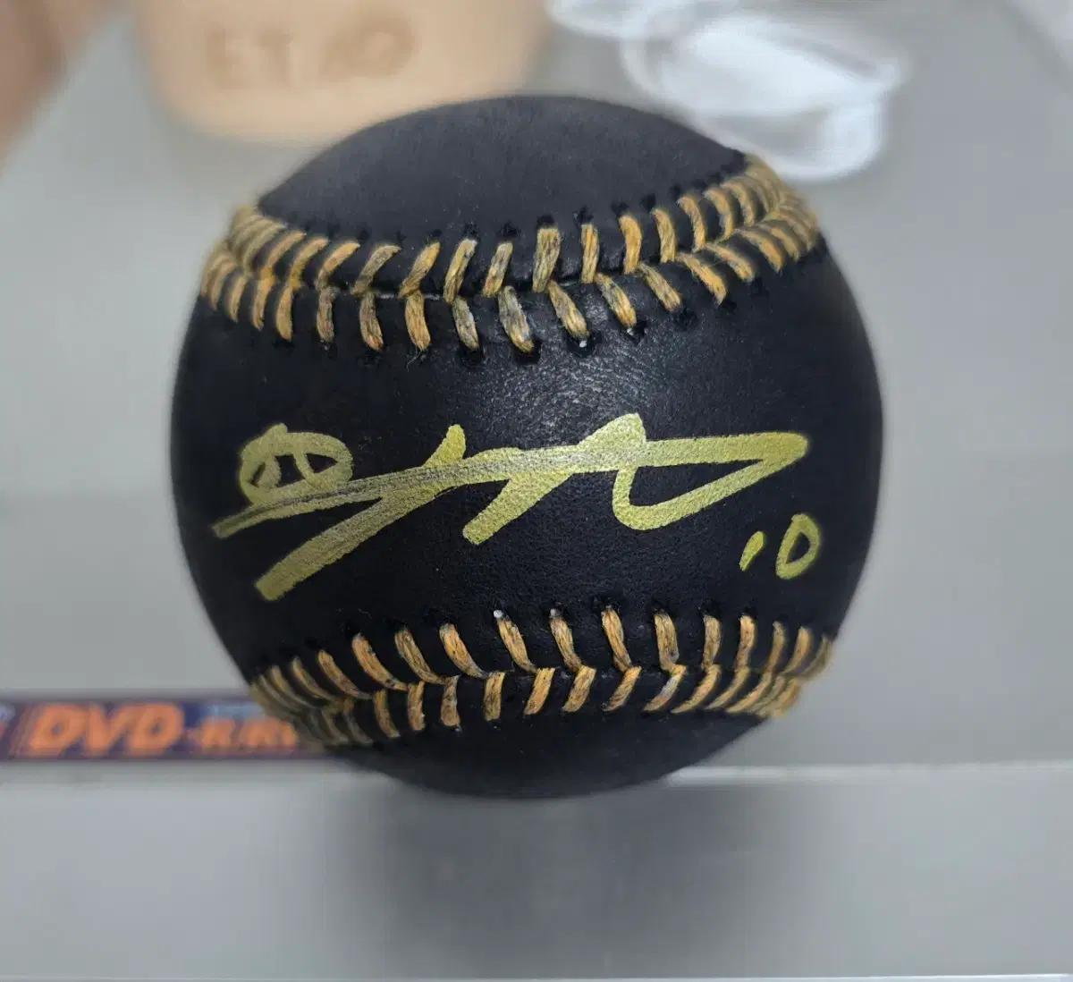 롯데 이대호 MLB 흑구 싸인볼 (롯데 큐브 서비스)