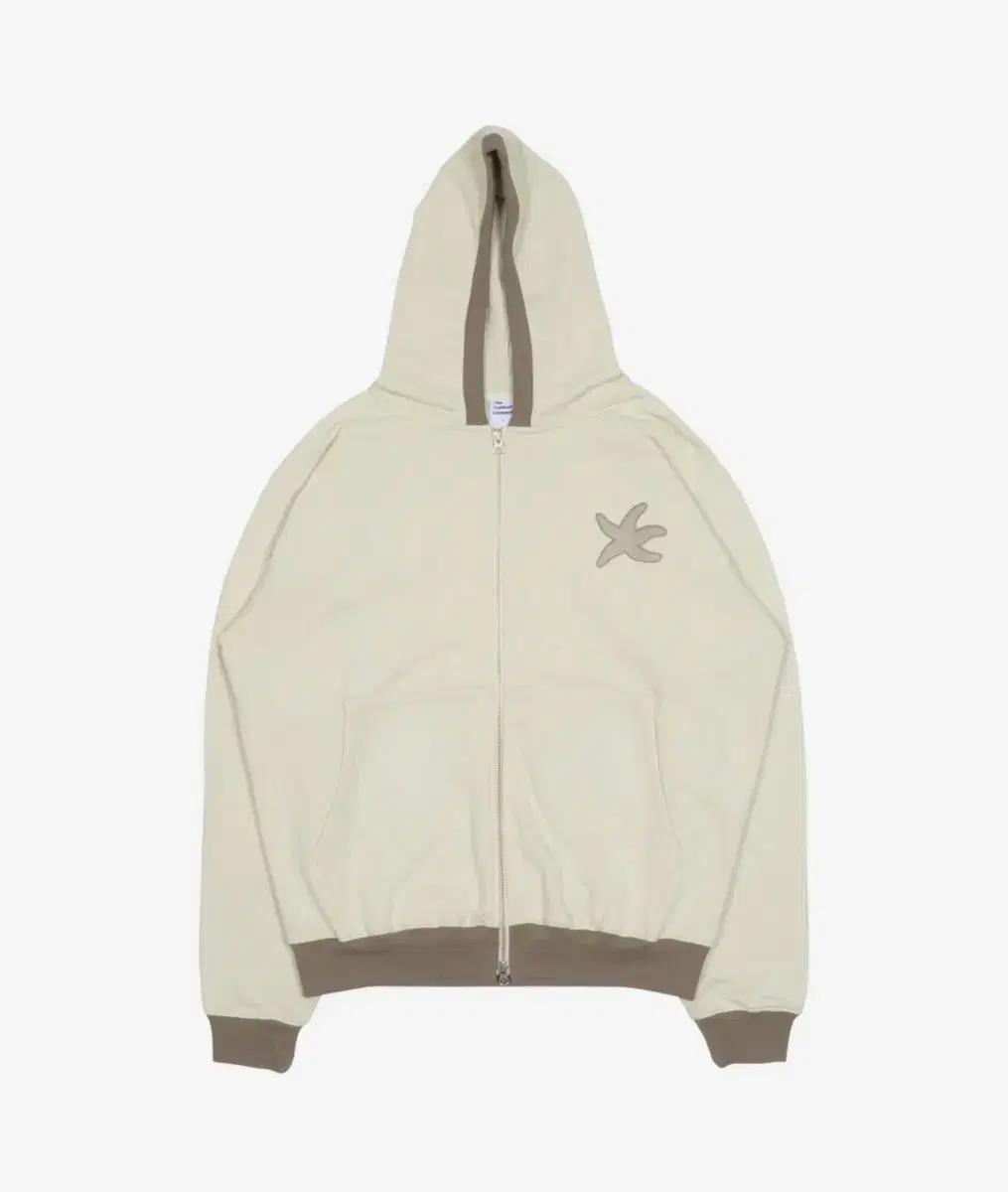 더콜디스트모먼트 TCM line hooded zip-up (brown)