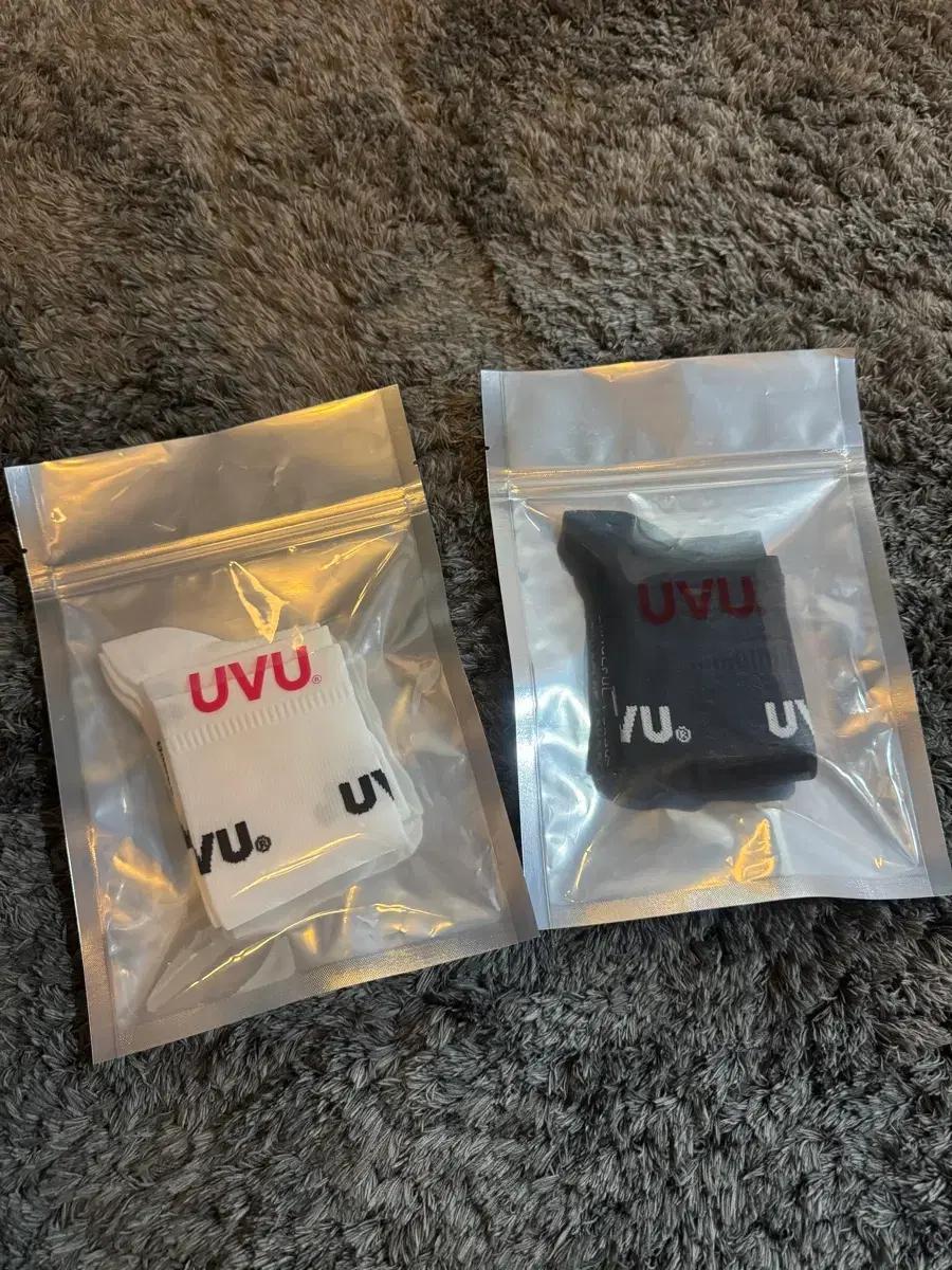 [L/XL] UVU 러닝 삭스 화이트/블랙 일괄 판매