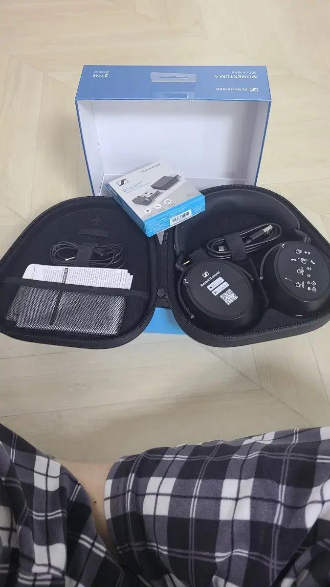 젠하이저 모멘텀4 무선 헤드폰 BTD600 동글 포함