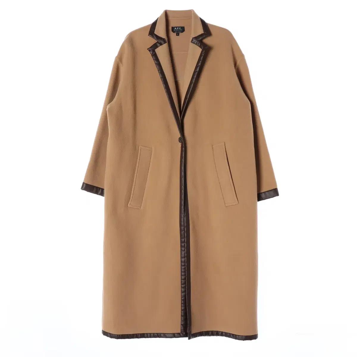 아페쎄 A.P.C. 브러시드 울 블렌드 펠트 롱 코트