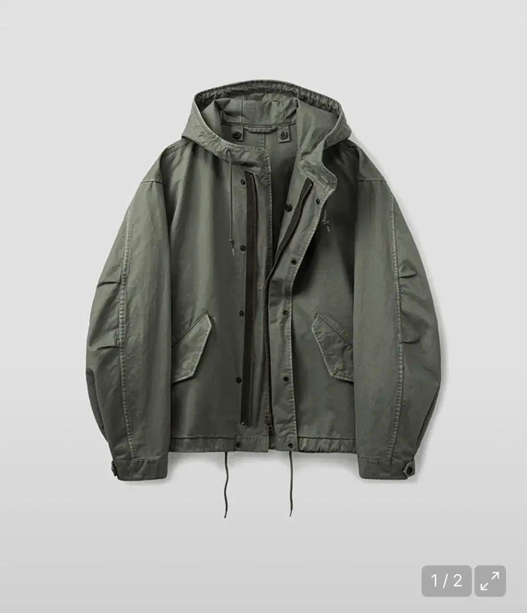 [L] 유니온블루 M51 밀리터리 숏 파카 카키