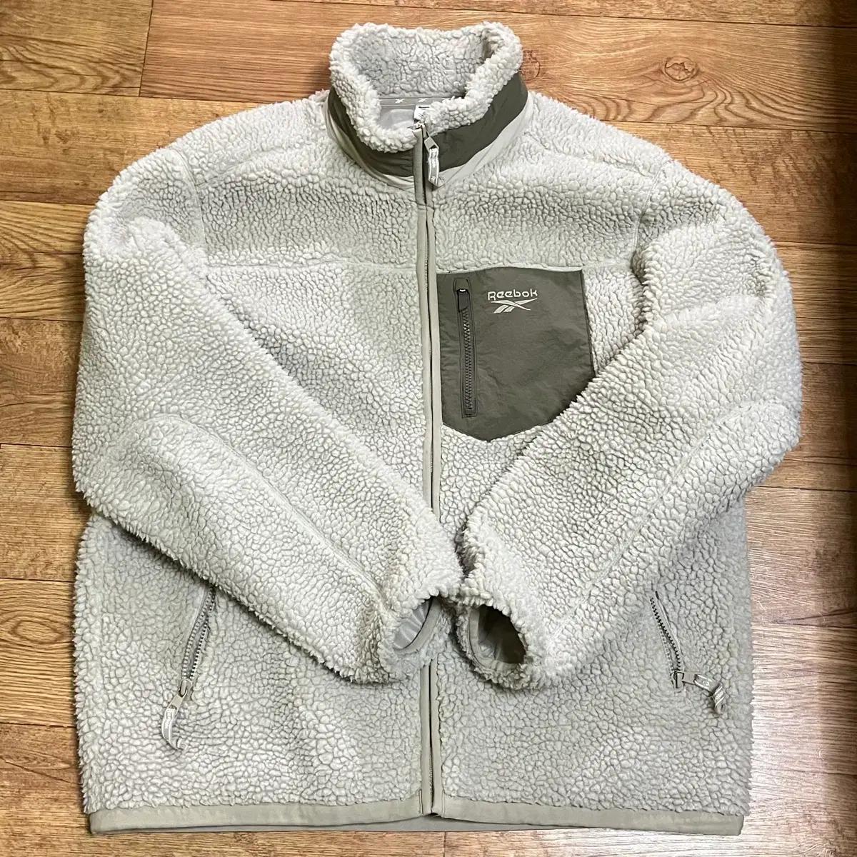 (110,2xl,xxl) 상태최상 리복 알래스카 뽀글이 후리스 자켓