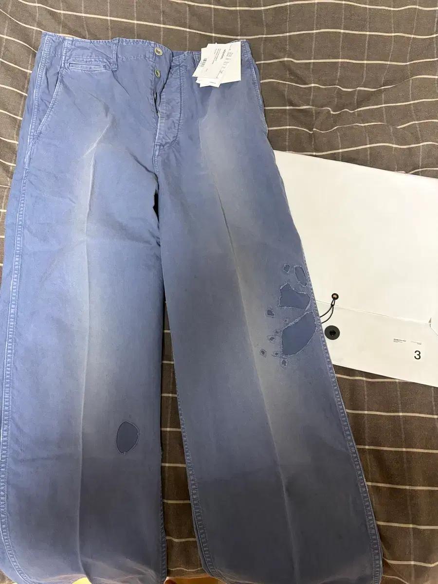 [3] 비즈빔 visvim 26ss broader 치노팬츠 크래쉬 네이비