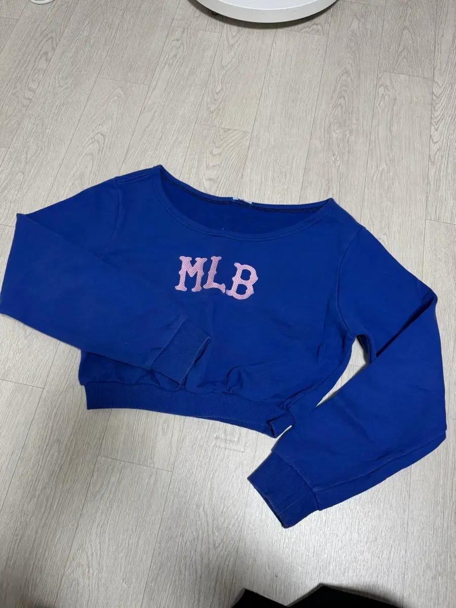 MLB 블루 크롭 맨투맨 티셔츠
