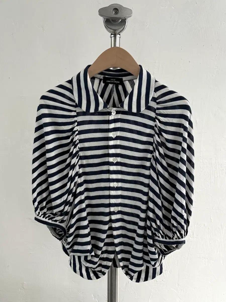 Comme des Garcons 꼼데가르송 트리콧 스트라이프 가디건