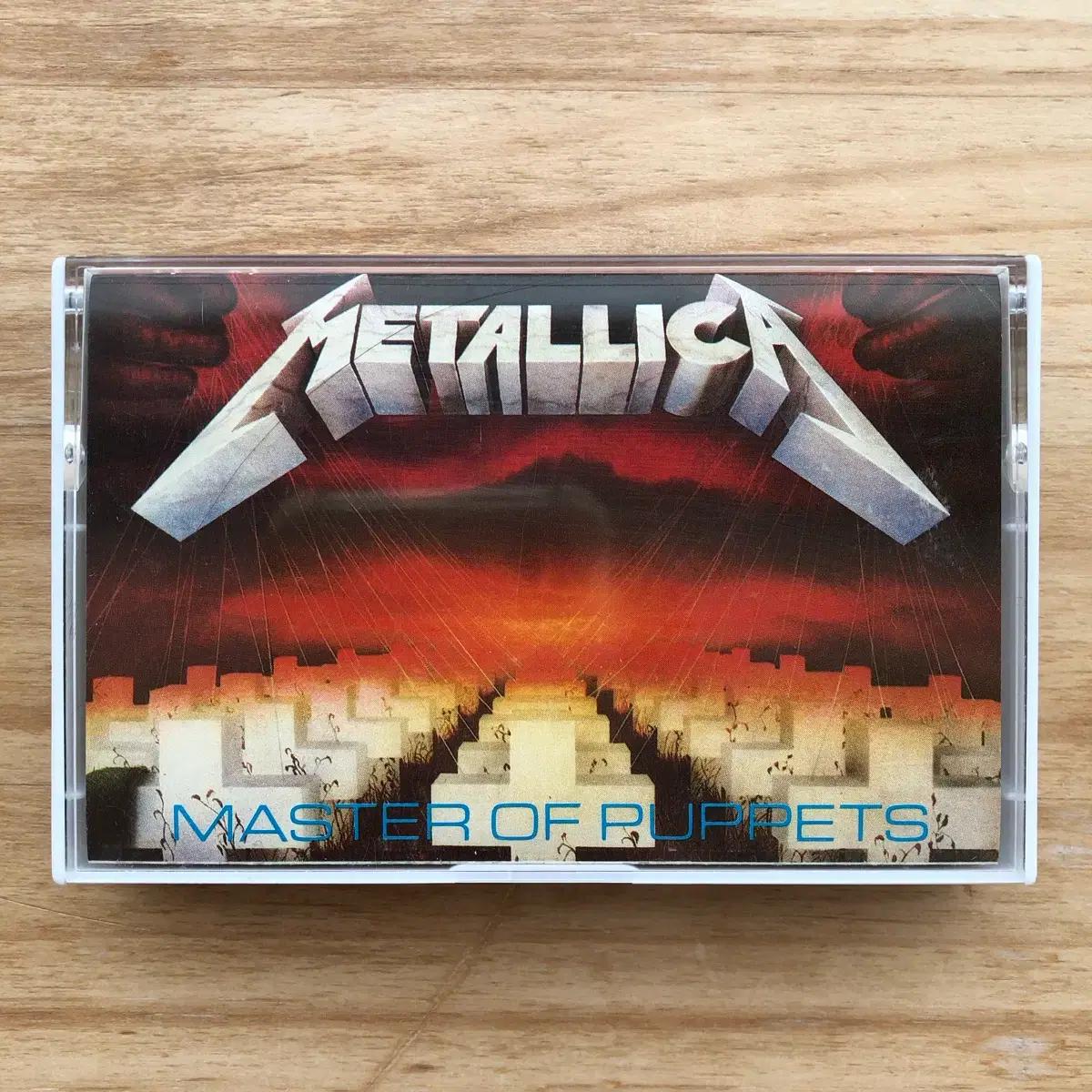 메탈리카 Master of Puppets 카세트 테이프