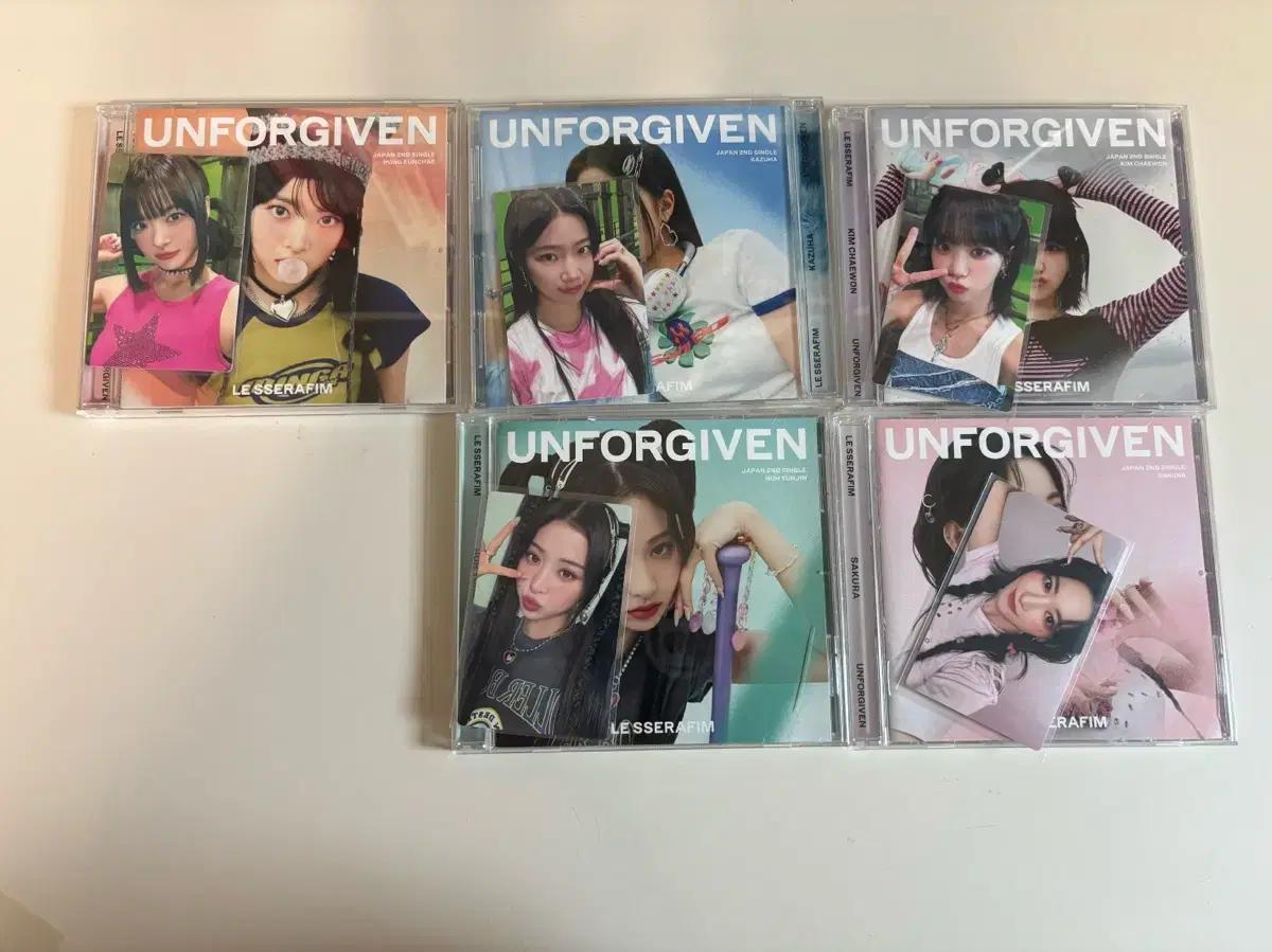 르세라핌 Unforgiven 일본 싱글 + 포토카드